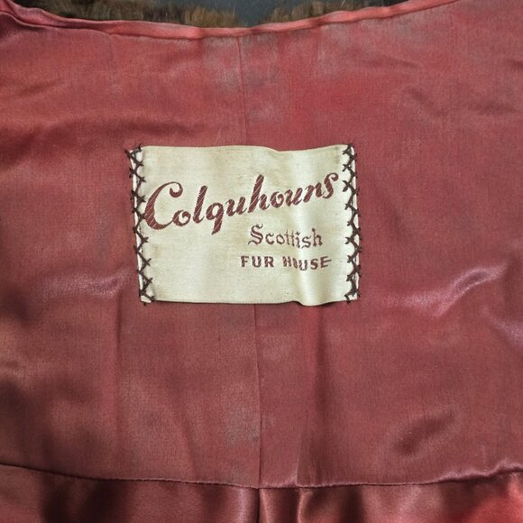1950s Vintage Colquhouns Scottish Fur House Mink Stole Shawl - Picture 5 of 8